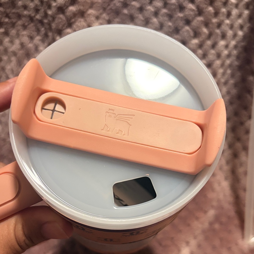 Stanley Peach Tumbler with Logo - Picture 6 of 10